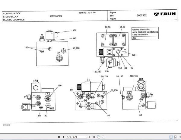 Tadano Faun RTF300 6 P1 3J Parts Catalog ENDEES 3