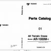 Tadano Hydraulic Crane AR 1000M 1 P2 1EJ Parts Catalog ENJP 1