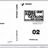 Tadano Hydraulic Crane AR 200M 11 P 02 Parts Catalog ENJP 1