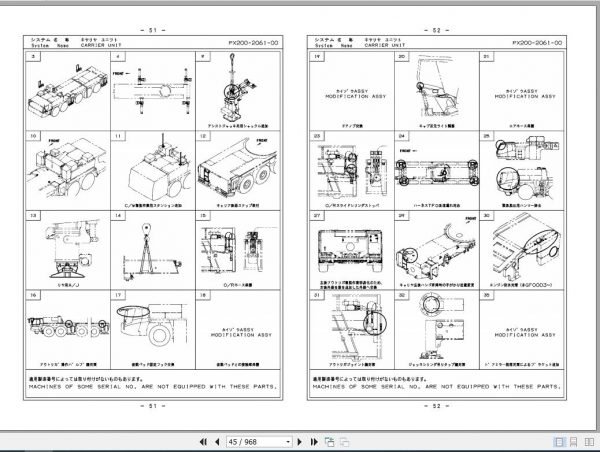 Tadano Hydraulic Crane AR 7000N 1 P1 1EJ Parts Catalog ENJP 2