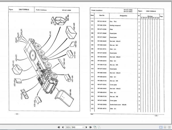 Tadano Hydraulic Crane RTF120 5 P1 4J Parts Catalog EN 3