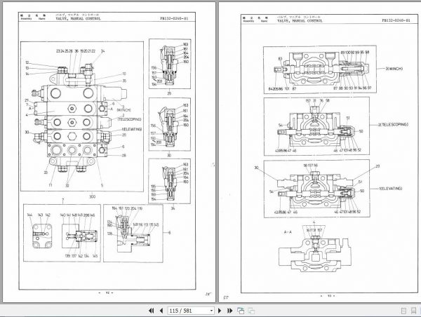 Tadano Hydraulic Crane TL 160M 1 P 02 Parts Catalog ENJP 3
