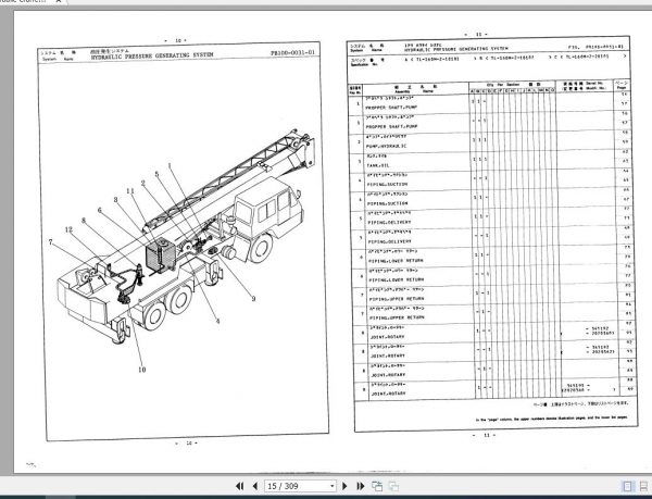 Tadano Hydraulic Crane TL 160M 2 P 02 Parts Catalog ENJP 2
