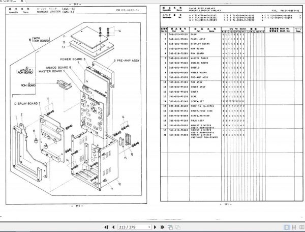 Tadano Hydraulic Crane TL 200M 2 P 02 Parts Catalog ENJP 3