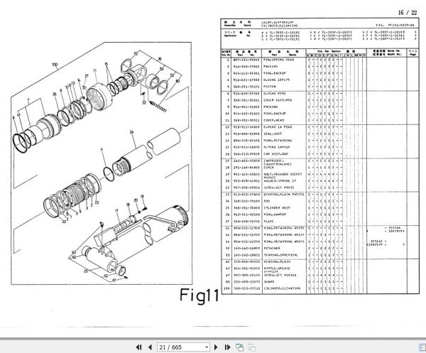 Tadano Hydraulic Crane TL 300E 1 P 02 Parts Catalog EN 2