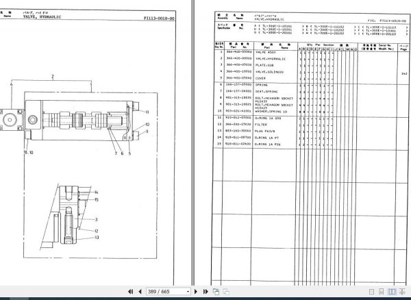 Tadano Hydraulic Crane TL 300E 1 P 02 Parts Catalog EN 3