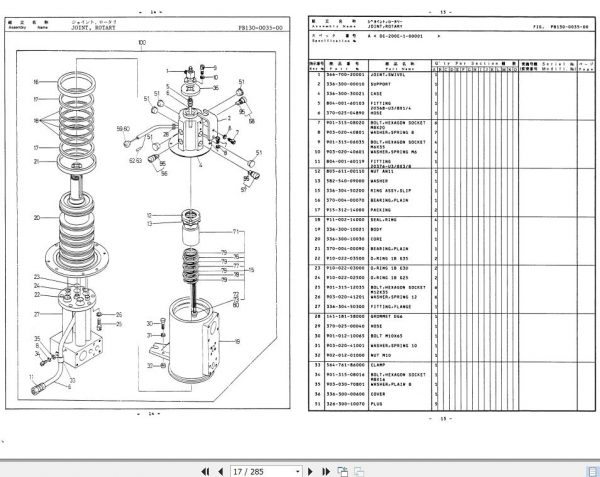 Tadano Hydraulic Wrecker OC 200E 1 P 02 Parts Catalog ENJP 3