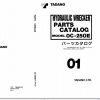 Tadano Hydraulic Wrecker OC 250E 1 P 01 Parts Catalog ENJP 1