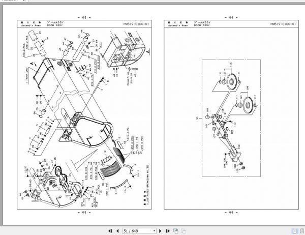 Tadano Rough Terrain Crane GR 1000XL 3 P1U 3EJ Parts Catalog ENJP 2