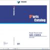 Tadano Rough Terrain Crane GR 130EX 2 P2 1EJ Parts Catalog ENJP 1