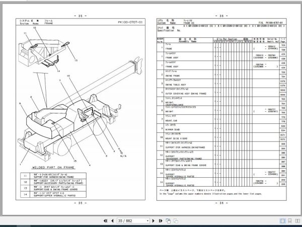 Tadano Rough Terrain Crane GR 250N 2 P4 5EJ Parts Catalog ENJP 3
