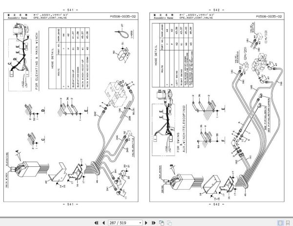 Tadano Rough Terrain Crane GR 350XL 2 P2 2EJ Parts Catalog ENJP 3