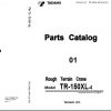 Tadano Rough Terrain Crane TR 150XL 4 P1U 1EJ Parts Catalog ENJP 1