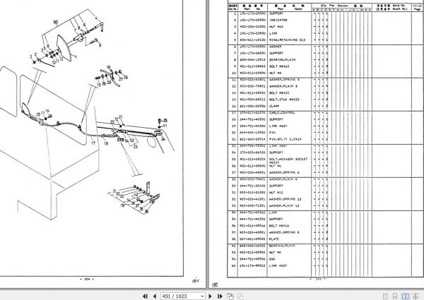 Tadano Rough Terrain Crane TR 180E 1 P 02 Parts Catalog ENJP 3