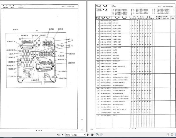 Tadano Rough Terrain Crane TR 230E 1 P 03 Parts Catalog ENJP 3