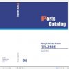 Tadano Rough Terrain Crane TR 250E 11 P 04 Parts Catalog ENJP 1