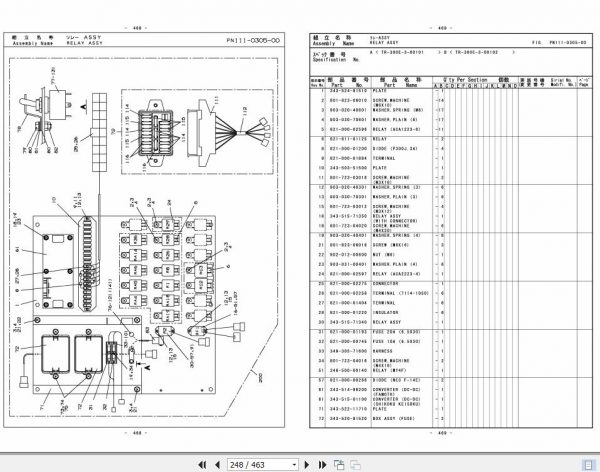 Tadano Rough Terrain Crane TR 300EX 3 P1 2EJ Parts Catalog ENJP 3