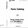Tadano Rough Terrain Crane TR 300XL 3 P1U 1EJ Parts Catalog ENJP 1