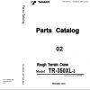 Tadano Rough Terrain Crane TR 350XL 3 P1U 2EJ Parts Catalog ENJP 1