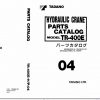 Tadano Rough Terrain Crane TR 400E 11 P 04 Parts Catalog ENJP 1