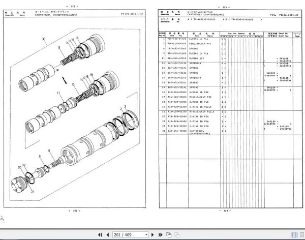 Tadano Rough Terrain Crane TR 400EU 2 P 02 Parts Catalog ENJP 3