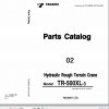 Tadano Rough Terrain Crane TR 500XL 3 P1U 2EJ Parts Catalog ENJP 1