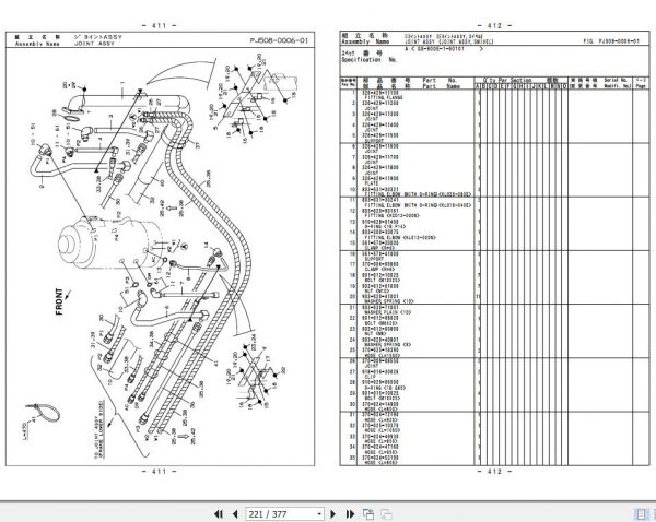 Tadano Truck Crane GS 600EX 1 P1 1EJ Parts Catalog ENJP 3