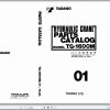 Tadano Truck Crane TG 1600M 11 P 01 Parts Catalog ENJP 1