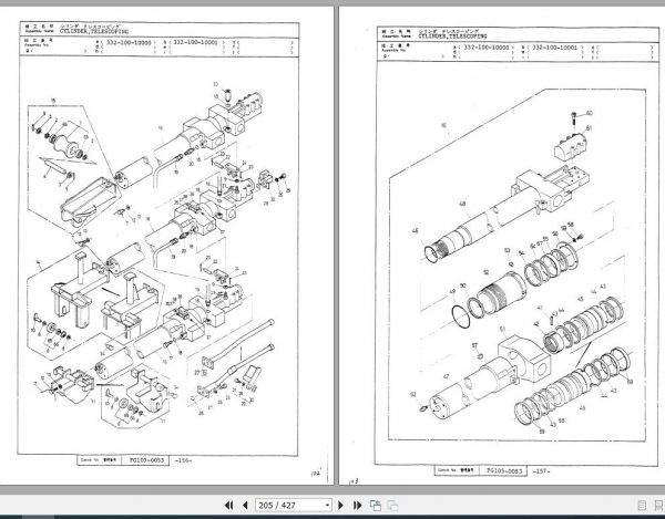 Tadano Truck Crane TG 400E 1 P 01 Parts Catalog ENJP 3