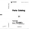 Tadano Truck Crane TG 500E 3 P2 1EJ Parts Catalog ENJP 1