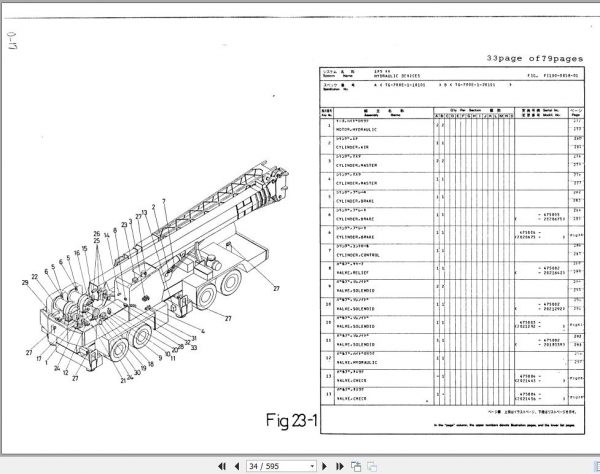 Tadano Truck Crane TG 700E 1 P 01C Parts Catalog ENJP 2