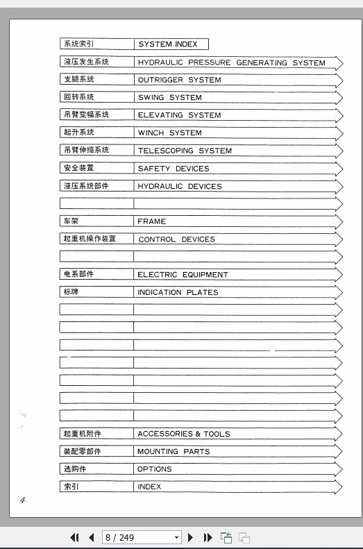 Tadano Truck Crane TG 700E 3 P 01C Parts Catalog ENJP 2