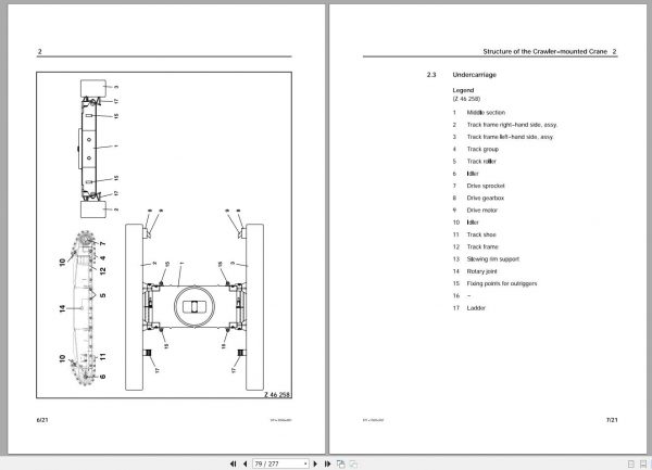 Terex Demag Crawler Crane CC1500 250 Ton Operation Manual 2