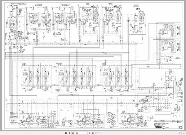 Terex Demag Crawler Crane CC2500 1 500 Ton Hydraulic System Schematic Diagram 3