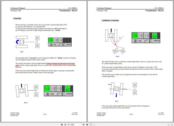 Terex Demag Crawler Crane CC2500 1 500 Ton IC 1 Technical ManualControled 2