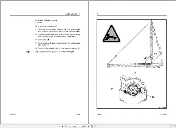 Terex Demag Crawler Crane CC2500 1 500 Ton Lubrication Manual 2