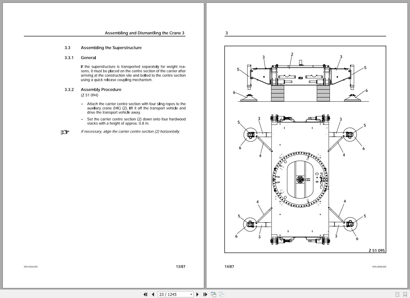 Terex Demag Crawler Crane CC2500 1 500 Ton Mounting Manual 1