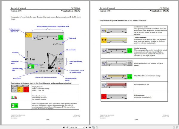 Terex Demag Crawler Crane CC2800 1 600T Electric System Circuit Diagram 2