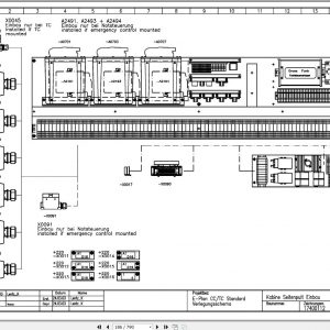 Terex Demag Crawler Crane CC2800 1 600T Electric System Circuit Diagram 3