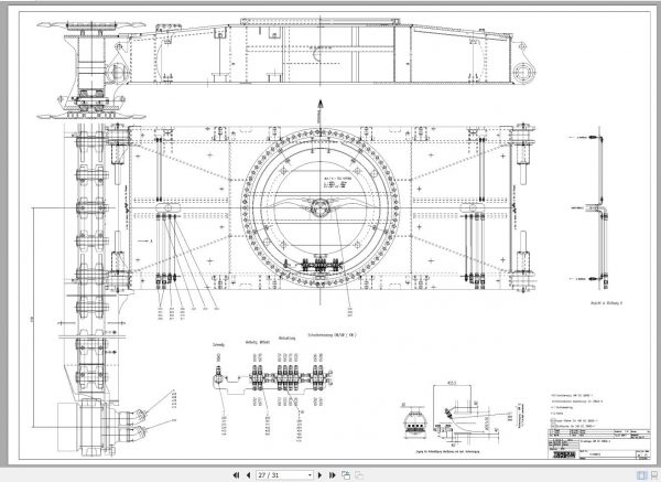 Terex Demag Crawler Crane CC2800 1 600T Hydraulic System Circuit Diagram 2