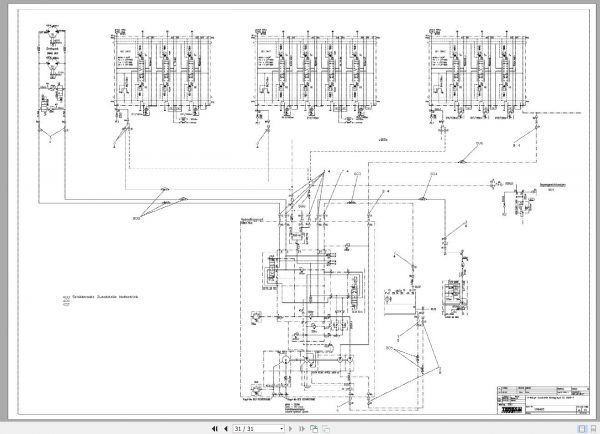 Terex Demag Crawler Crane CC2800 1 600T Hydraulic System Circuit Diagram 3