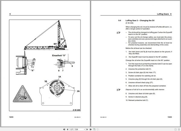 Terex Demag Crawler Crane CC2800 1 600T Maintenance Manual 2
