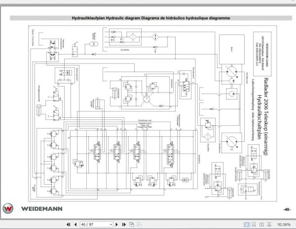 Weidemann E Service Telescopic Lifting Arms 981 985 986 Spare Part List 2