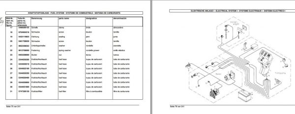 Weidemann Mini Excavator 1060 DP Spare Part List 2