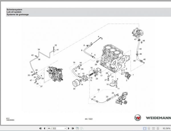 Weidemann Telehandler T4512 Canada 1.0 Spare Parts List ENDEFR 3