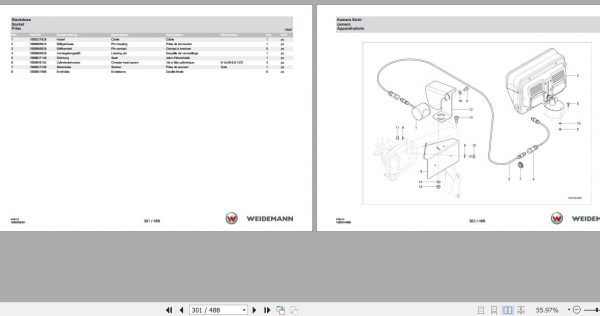 Weidemann Telehandler T6027 418 22 1.0 Spare Parts List ENDEFR 3