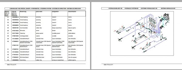Weidemann Wheel Loader 1055 DP Spare Part List 2