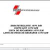 Weidemann Wheel Loader 1070 DM Spare Part List 1