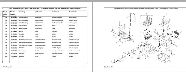 Weidemann Wheel Loader 1070 DM Spare Part List 2
