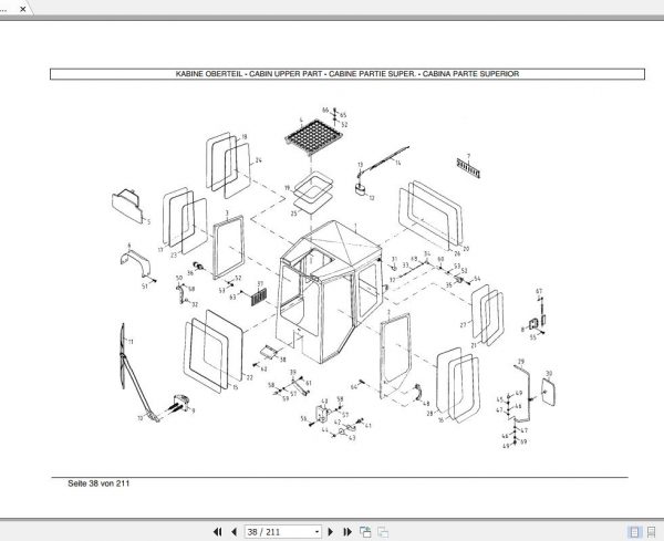 Weidemann Wheel Loader 1080 DD 1704 DD Spare Part List 2